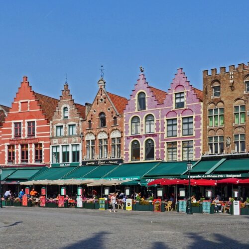 case colorate a Bruges