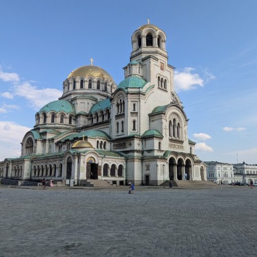 Cattedrale di Aleksandr Nevskij, situata a Sofia, la capitale della Bulgaria VIAGGI CUNEO
