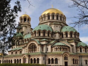 Cattedrale di Aleksandr Nevskij, situata a Sofia, la capitale della Bulgaria. viaggi di gruppo torino
