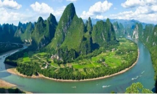 fiume Li (Líjiāng) a Guilin, nella regione autonoma di Guangxi, in Cina, Viaggi di Gruppo